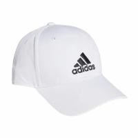 adidas 老帽 運動帽 白 黑 Logo 帽子 男女款 基本款 愛迪達 FK0890