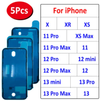 5Pcs，NEW Screen Waterproof Adhesive Sticker For iPhone 13 12 mini 11 Pro Max X XR XS Max LCD Display Waterproof Seal Battery Tap