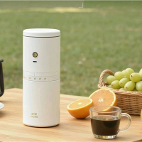電動研磨咖啡滴濾杯｜Type C電動磨豆器｜不銹鋼過濾器｜保溫杯｜露營3合1咖啡杯｜BHK301 平行進口,一年保用