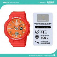 Casio Baby-G Jam Tangan Wanita BGA-255-4ADR Original Water Resistant