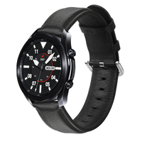 優樂悅~適用三星 Galaxy Watch Active 3代智能手表 官方款 三星真皮表帶