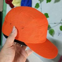 Topi Baseball Five Panel Orange - Topi Baseball dengan Desain Five Panel Warna Orange yang Menarik O
