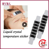 Forehead Head Strip Thermometer Water Milk Thermometer Fever Body Baby Child Kid Test Temperature Sticker Baby Care