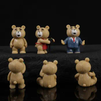 Vivid Teddy Bear Garage Kit Decorations Cute Different Postures Cartoon Bear Doll Figures Anime Toys
