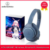 100% Original Audio Technica ATH-SR30BT Wireless Bluetooth Earphone Bluetooth 5.0 Rotatable Folding Music Earphone