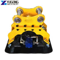 YG Excavator Hydraulic Vibrating Plate Compactor Machine Excavator Vibrating Compactor Machine Earth Compactor