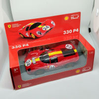 Shell Ferrari 330 p4 red merah rubber tyres
