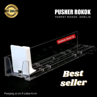 PUSHER AKRILIK RAK/TEMPAT PENYIMPANAN UK 27 X 6 CM PREMIUM MURAH BERKUALITAS!!