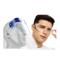 【莎邦婗】買2送2防疫護目鏡+全臉防護面罩(超值4件組)
