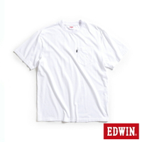 EDWIN EDGE口袋短袖T恤-男款 白色