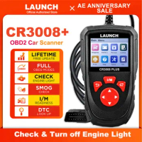 LAUNCH X431 CR3008 PLUS OBD2 Car Scanner Auto OBDII EOBD Code Reader Diagnostic Tools Check Engine Light PK CR3001 KW850 KW310