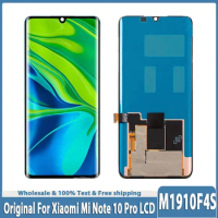 6.67" Tested For Xiaomi Mi Note 10 Pro LCD Display Touch Panel Screen Digitizer Replacement For Mi note10 Pro Display note10pro