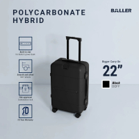 BALLER Koper Hybrid Polycarbonate Bigger Carry On 22 inch - Koper Cabin Traveling Dual TSA Lock