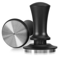 Espresso Coffee Tamper51/53/58mm Ripple Base 30lbs Pressure Auto Rebound
