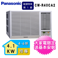Panasonic 國際牌 4-6坪一級能效右吹冷專變頻窗型冷氣 CW-R40CA2