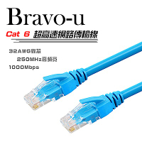 Bravo-u Cat6超高速傳輸網路線(5米)