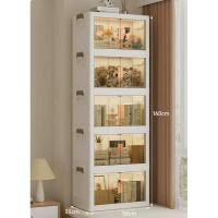 （58cm面寬【五層】）收納櫃 自由組合小書櫃 塑膠置物架