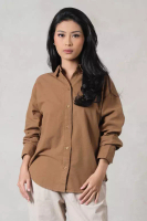 Bodytalk Kemeja Wanita Zealica Brown