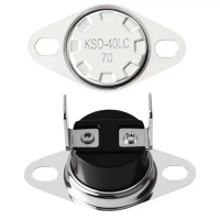 Công tắc nhiệt thường đóng KSD 40LC 70 dùng cho lò vi sóng GE