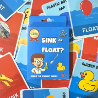 Sink or Float? | A quick, fun science card game, who will win the \Geber The Chemist\" card?"