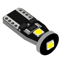 4/10P x T10 W5W LED Car DRL 3030 3SMD 194 168 Position Lights Reading Interior Lamp Canbus 12V 6500k White Yellow Polarity Free