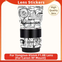 For Yongnuo 85mm F1.8R (For Canon RF Mount) Anti-Scratch Camera Lens Sticker Coat Wrap Protective Film Body Protector Skin