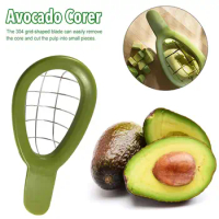 Multi-function Avocado Slicer Peeler Cutter Tools Plastic Knife Avocado Corer Butter Fruits Dicer For Kitchen Vegetable Tools