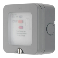 BG - WP55RCD IP66 防風雨 13A 帶保險絲 漏電斷路器 RCD 白