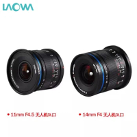 LAOWA 11mm F4.5 14mm F4.0 Ultra Wide Angle Camera Lens Full Frame Lightweight MF Lens for Canon Nikon Sony Leica L DL Mount