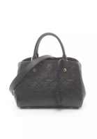 Louis Vuitton 二奢 Pre-loved Louis Vuitton Montaigne BB monogram amplant Noir Handbag leather black 2WAY