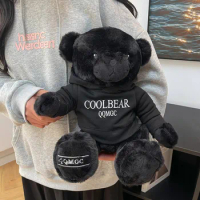 Teddy Bear Doll Plush Toy Sweater Cool Bear Healing Doll Doll Child Companion Pillow Birthday Gift