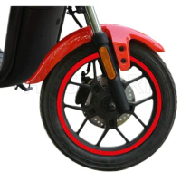 Electric Bike Accessories Wheel Hub Wheel Rim Sticker Reflective Decals for Niu U1/us/u1c/mqi2