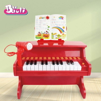寶麗朗朗之聲兒童小鋼琴 多功能男女孩樂器玩具 寶寶電子琴 初學者 1-2-3-6周歲古典小鋼琴