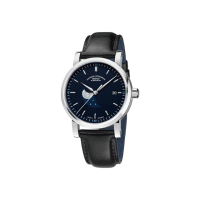 【GLASHUTTE】格拉蘇蒂．莫勒 TEUTONIA IV BLUE MOON M1-44-62-LB藍面月相機械手錶(機械錶 男錶)