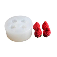 DIY Baking Decoration Fruit Strawberry Fudge Mold Silicone Baking Appliance Chocolate Mold Cake Decoration Oven Steam Accessorie