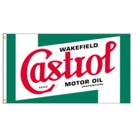 Castrol Wakefield Car Racing Flag Polyester Single-sided Printing Motorsport Decoration Flag Racing Banner