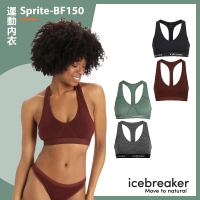 【Icebreaker】icebreaker 運動內衣 女 Sprite-BF150(美麗諾羊毛/登山/健行/運動)