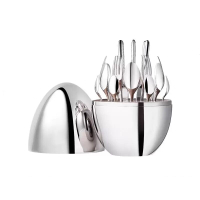 เยอรมนี Zwilling มีดสแตนเลสส้อมและช้อนชุด24ชิ้น