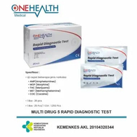 Onehealth Multi Drug 5 Rapid Diagnostic Test isi 1 pc - Alat Tes Narkoba