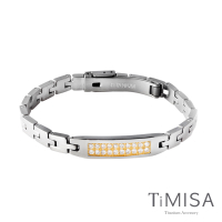 TiMISA 永恆真愛-細版 金 純鈦鍺手鍊