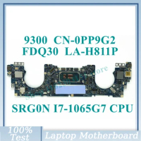 CN-0PP9G2 0PP9G2 PP9G2 With SRG0N I7-1065G7 CPU Mainboard FDQ30 LA-H811P For DELL 9300 Laptop Motherboard 100% Fully Tested Good