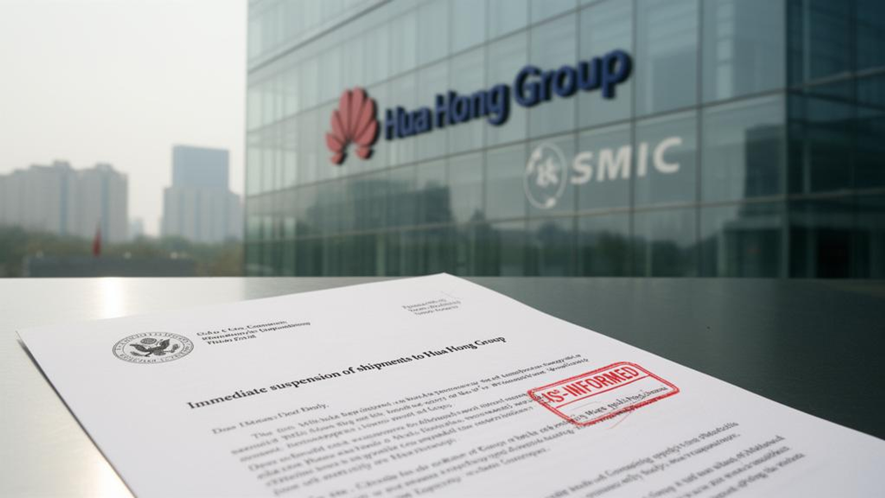 U S Orders Halt To Chip Equipment Shipments To Hua Hong Thwarting 