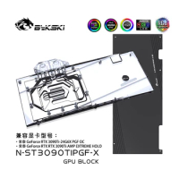 Bykski N-ST3090TIPGF-X GPU Water Cooling Block For ZOTAC Geforce RTX 3090Ti AMP EXTREME HOLO GPU Liquid Cooler System