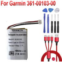 320mAh Battery for Garmin Dash Cam 45, Dash Cam 46, Dash Cam 55, Dash Cam 56, Dash Cam 66W,361-00103-00+USB cable+toolki
