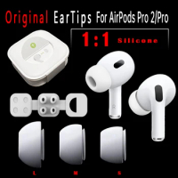 Original Silicone Earphone Ear Cushion For Apple Airpod Pro 2 1 Generation Ear Tips Replacement Earbud Tips airpod Earplug Cover