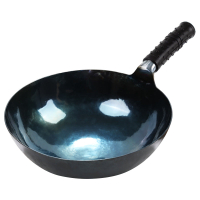 炒菜鍋傳統鐵鍋老式鐵鍋用純手工無塗層炒鍋不粘鍋