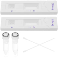 1 Set of Canine Parvo Antigen Test Cards Household Rapid CPV Test Strips Dog Testing Paper Strips