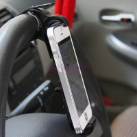 by DHL or Fedex 500pcs car steering wheel tablets/mobile phone holder navigation frame retractable many uses phone bracket