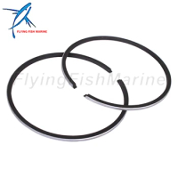 Outboard Motor 688-11604-A0 Oversize Piston Ring for Yamaha 48HP 50HP 55HP 75HP 85HP, 82.25mm 0.25mm O/S