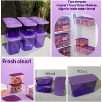 Tupperware Promo Kotak Makan Crystal Import  Tempat Makan Clear Mate